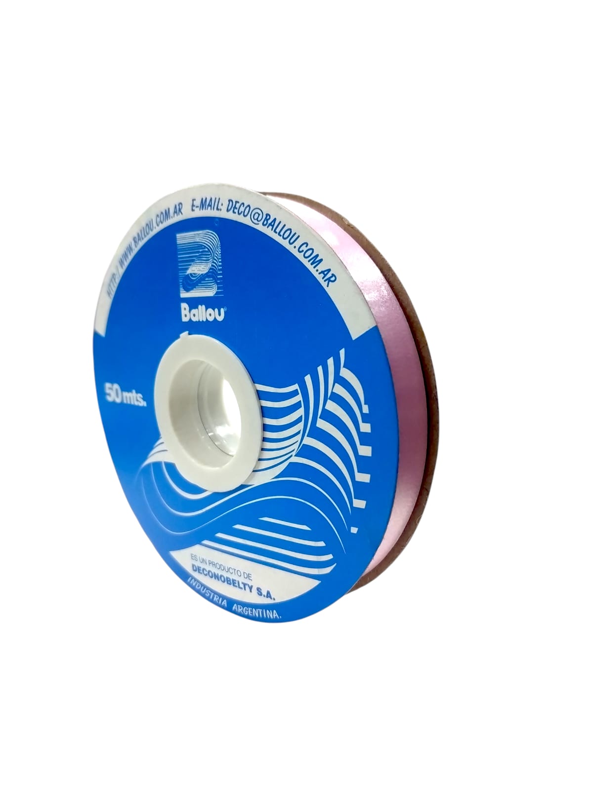 Cinta decorativa ballou rosa 10 x 50