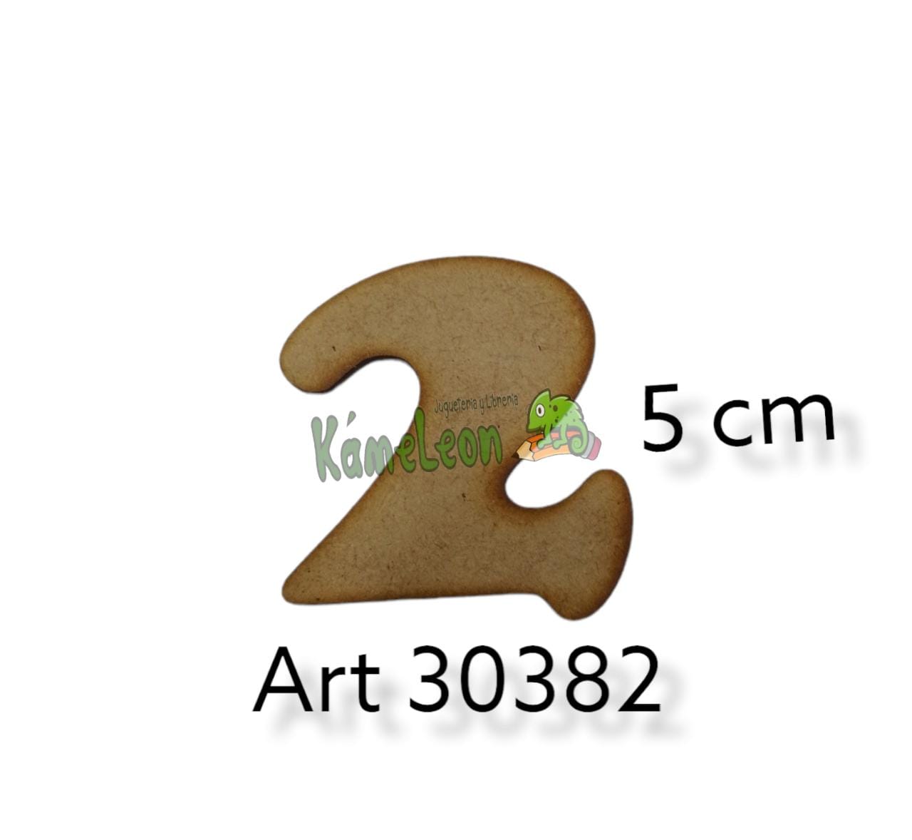 Numero 5 cm 2