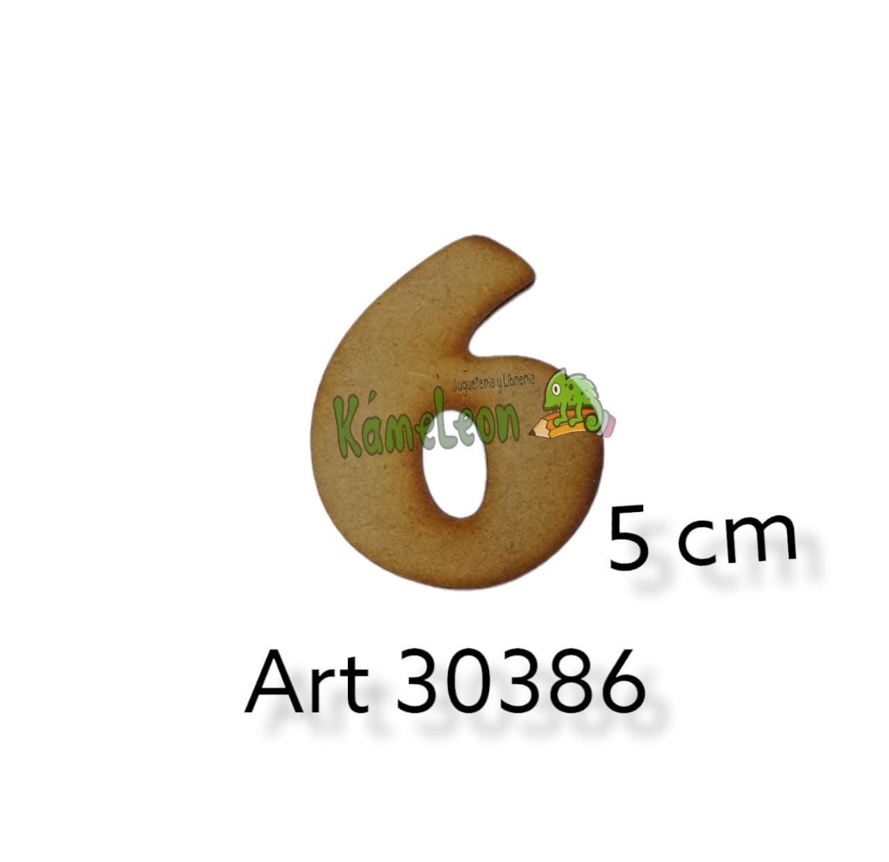 Numero 5 cm 6