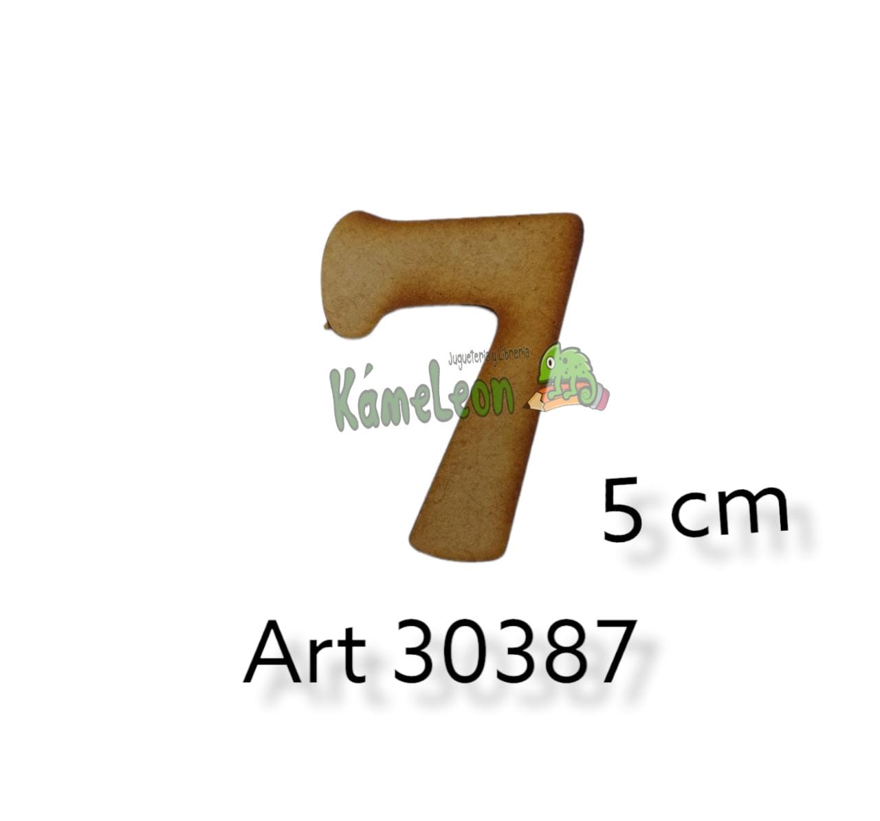 Numero 5 cm 7