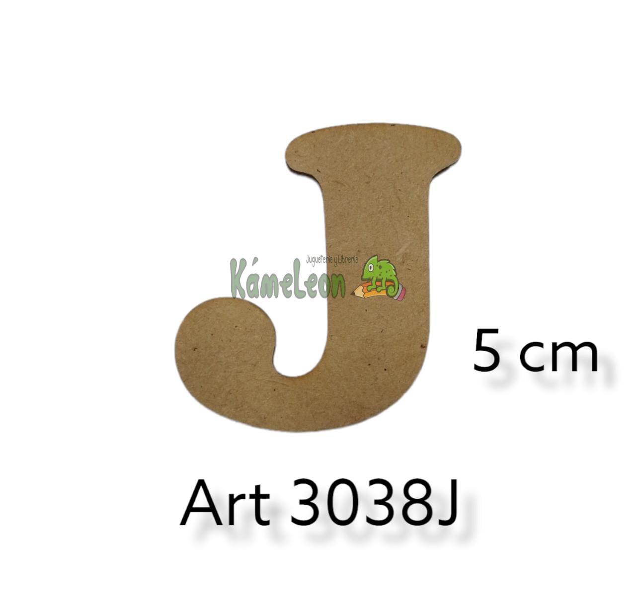Letra 5 cm j