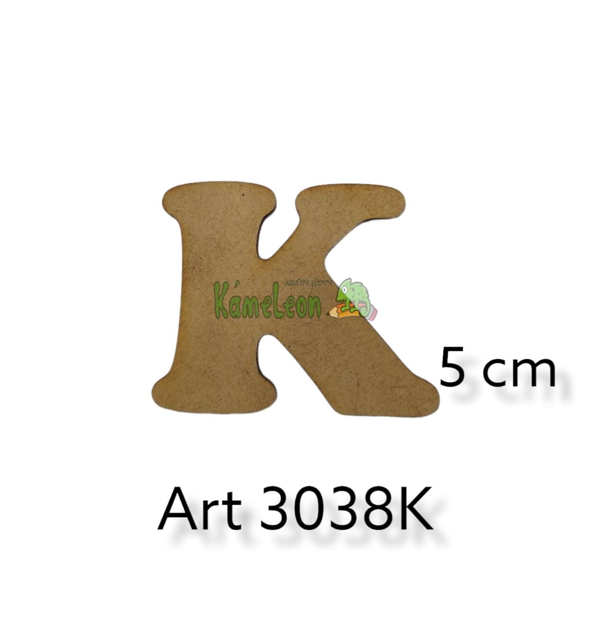 Letra 5 cm k 