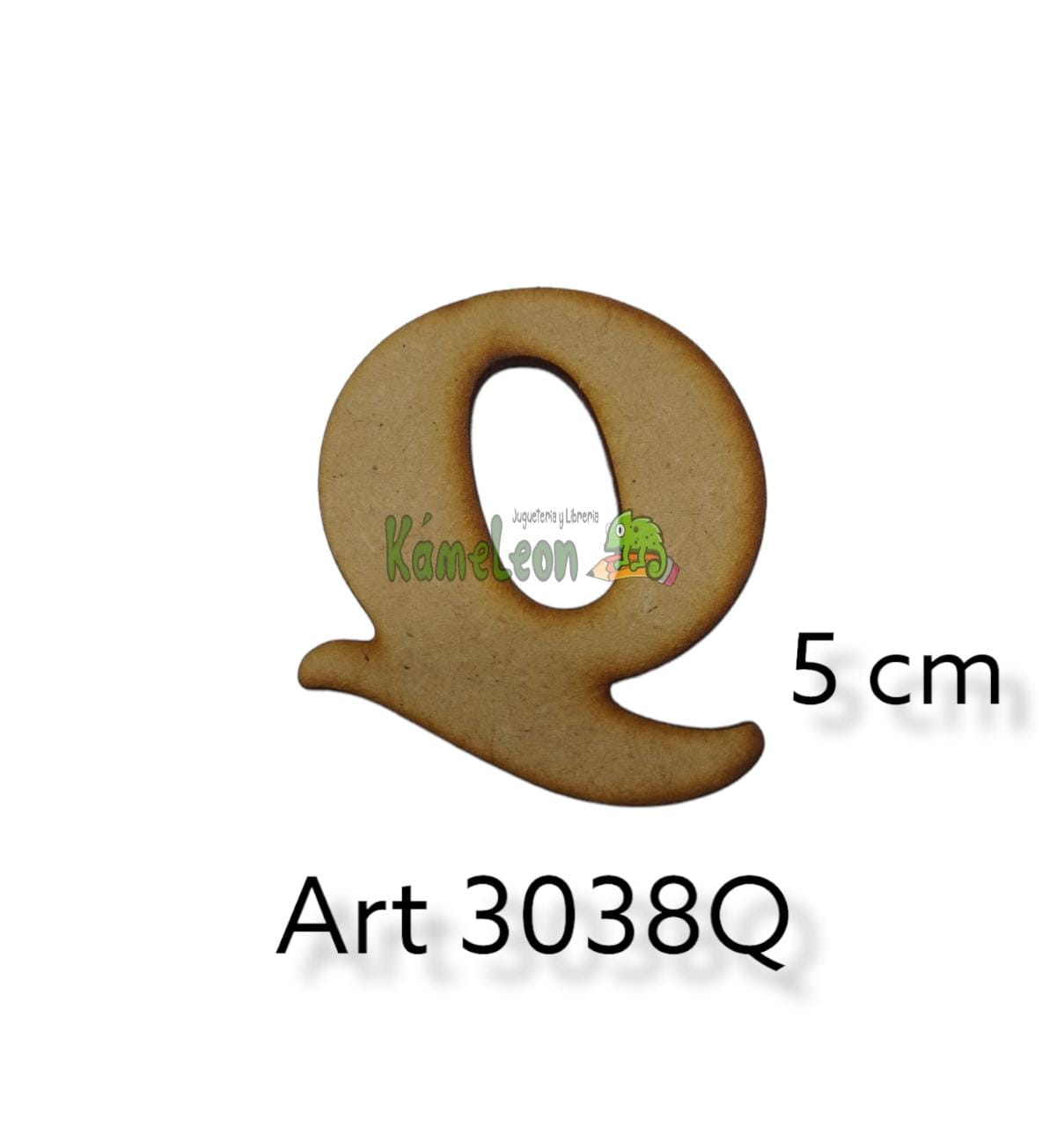 Letra 5 cm q 