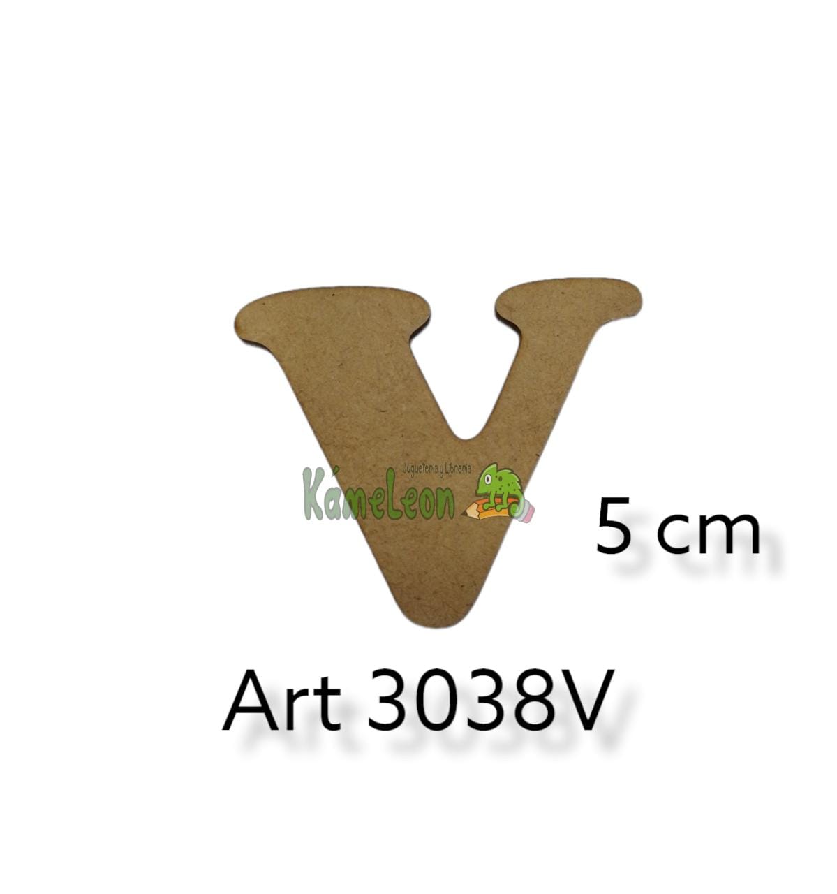 Letra 5 cm v 