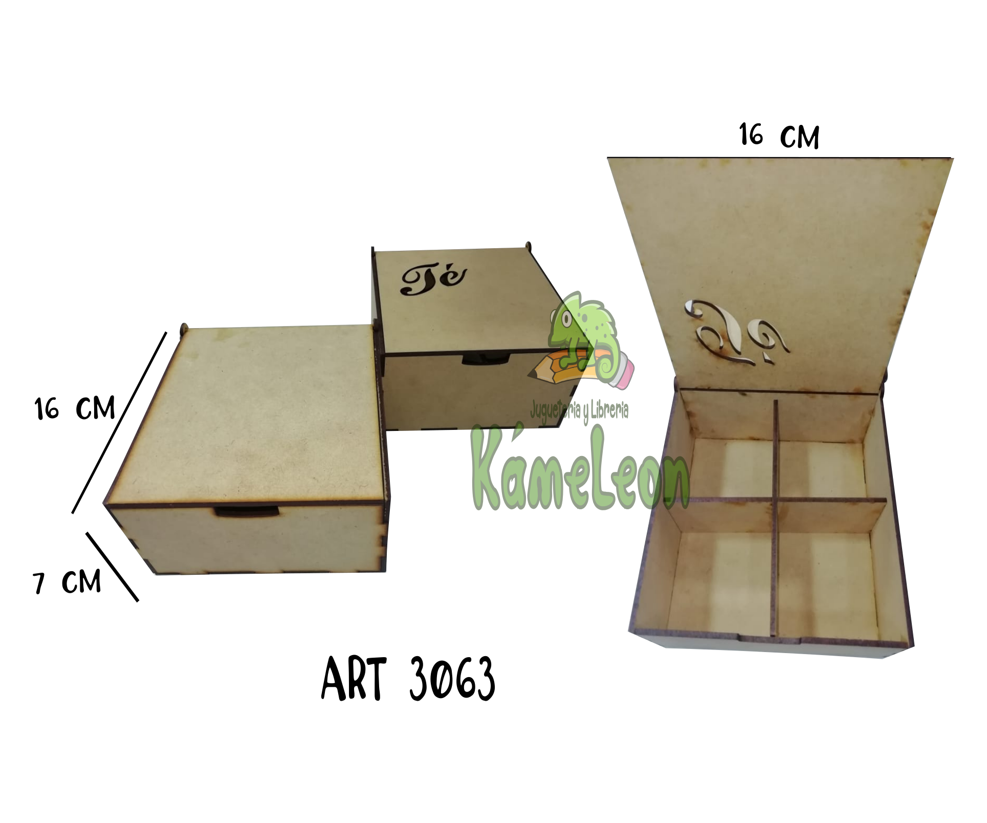 Caja de te x 4 