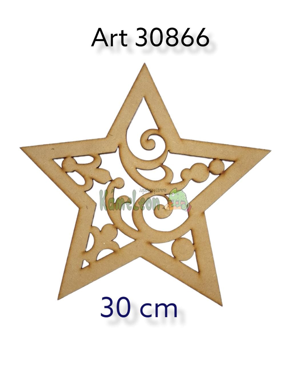 Estrella calada  30 cm 