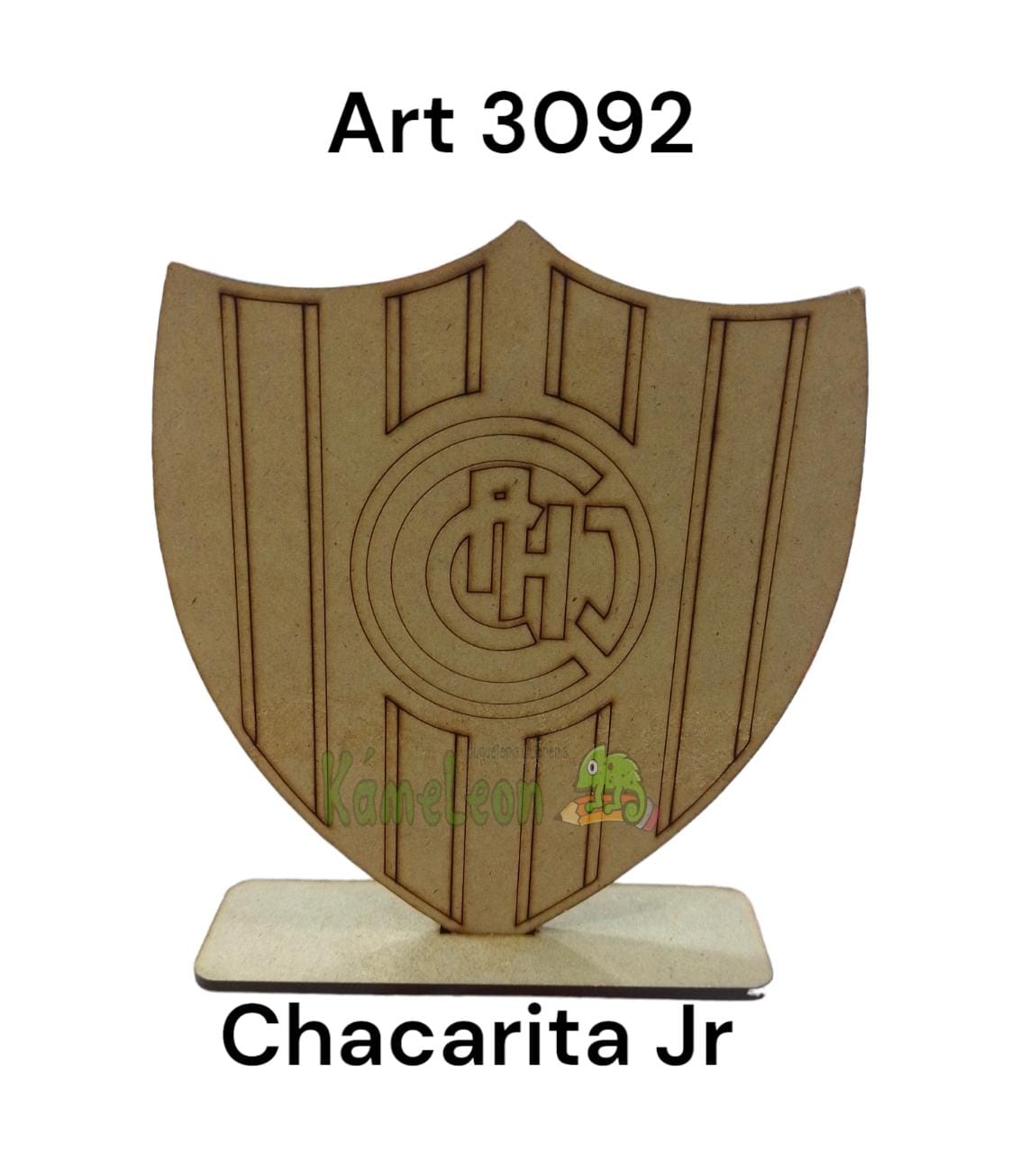 Escudo  de chacarita 15 cm 