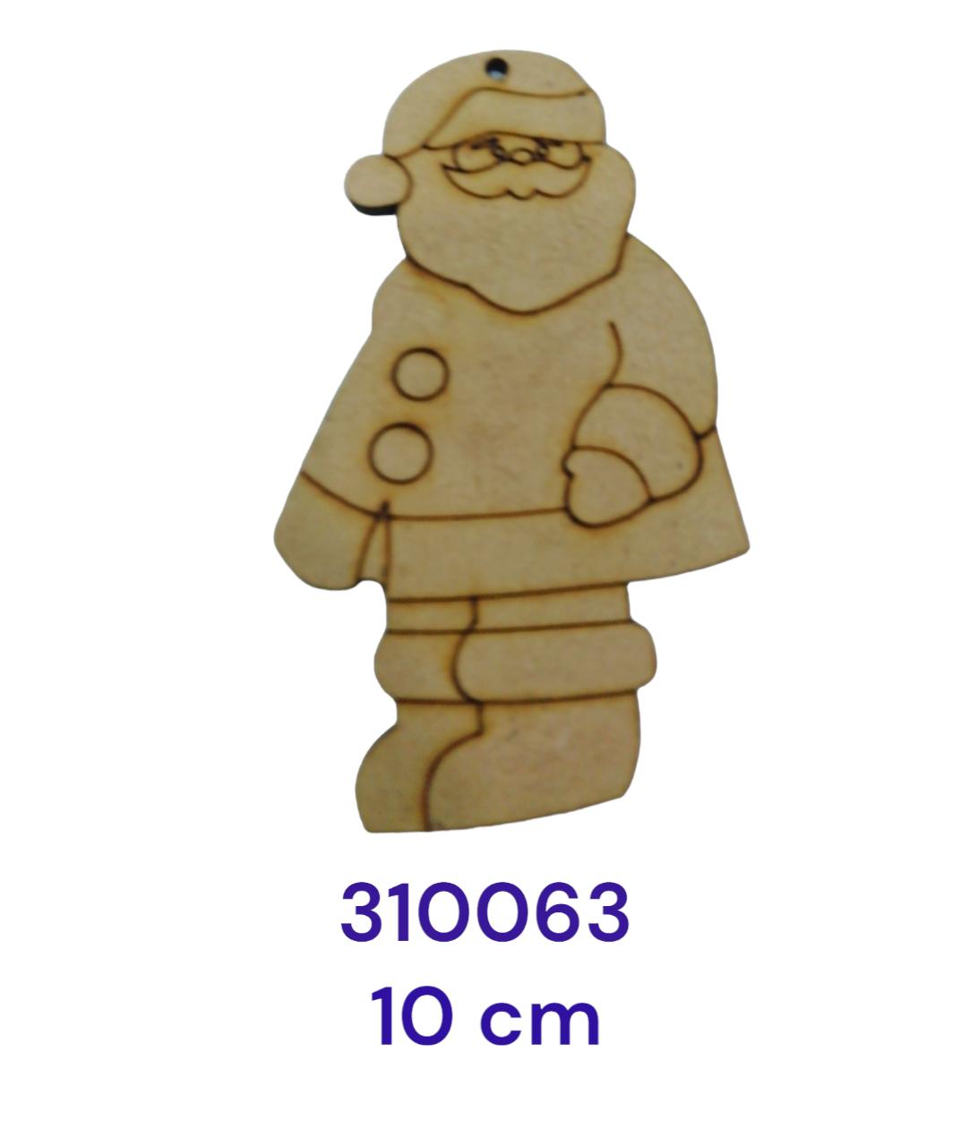 Adorno papa noel entero 10cm