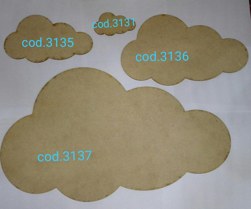 Nube o corazon 20 cm