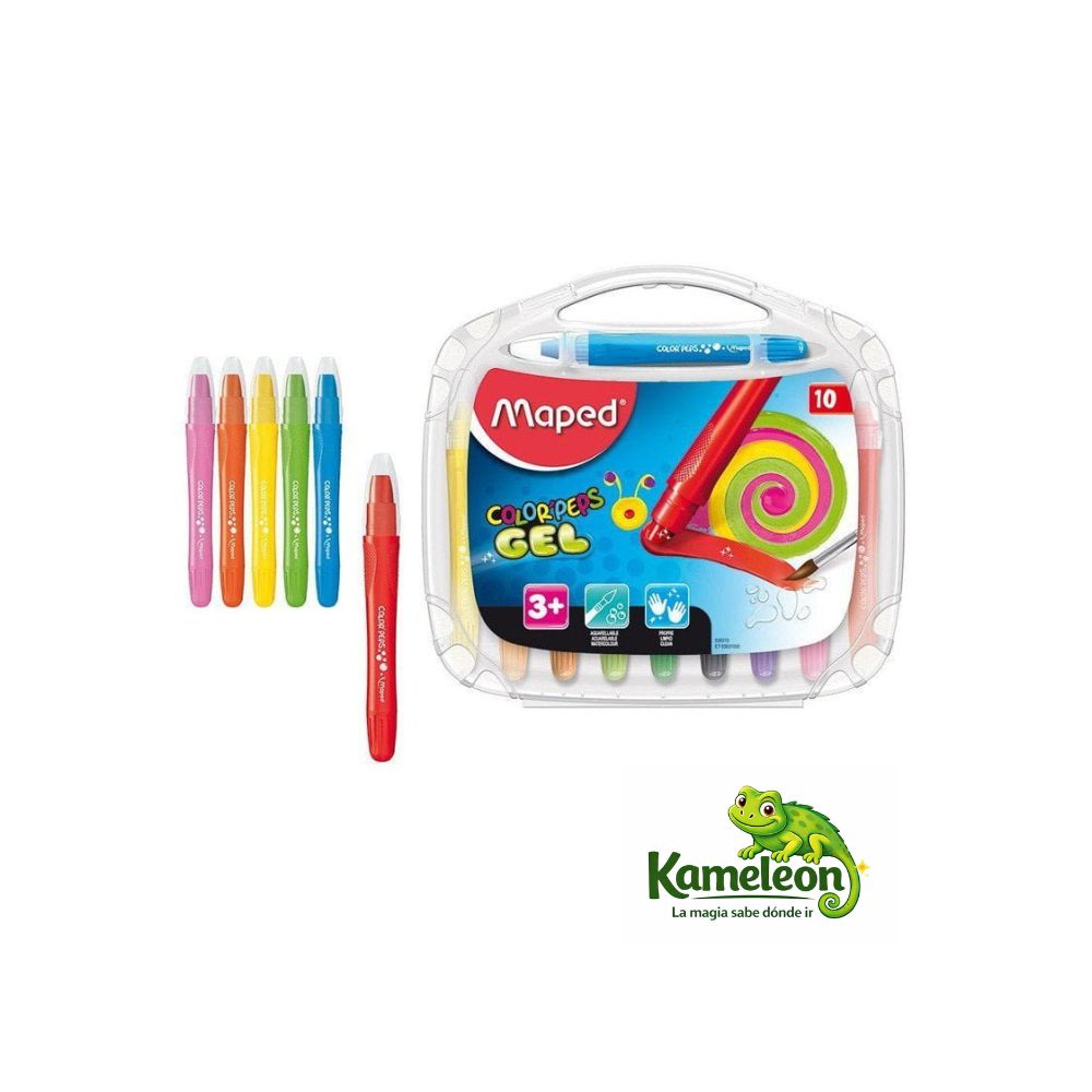 Crayones maped color peps gel x6