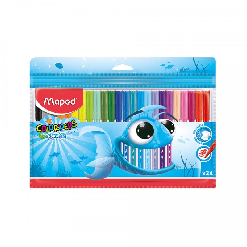 Marcadores maped ocean x 20un.