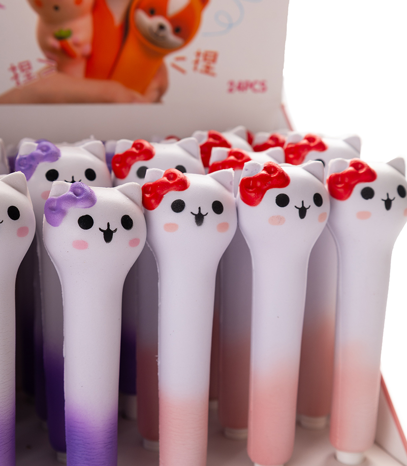 Lapicera multipaper squishy gatito