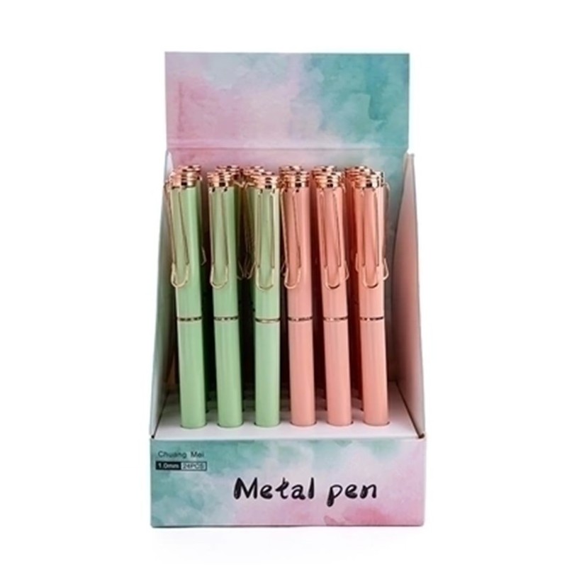 Lapicera multipaper media vuelta de metal pen 