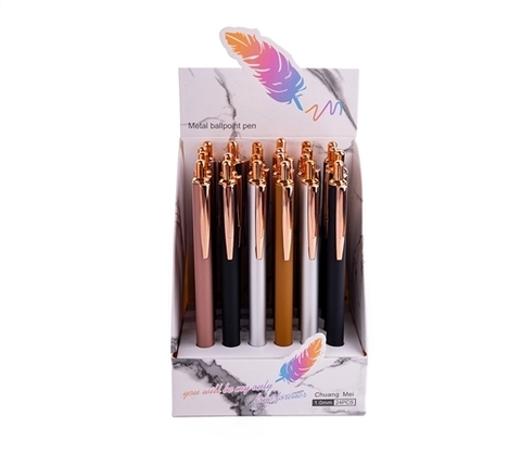 Lapicera multipaper retractil colores neutros