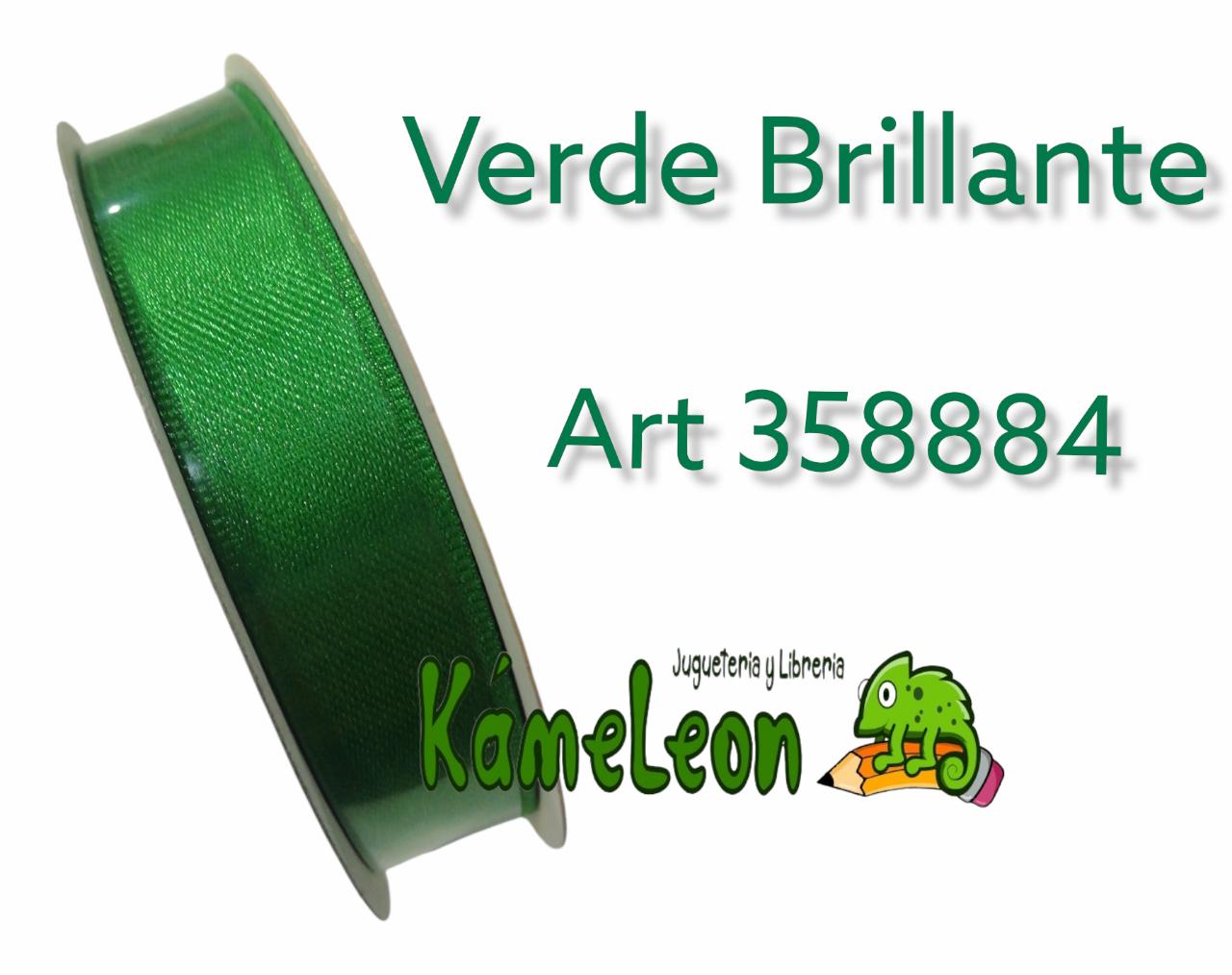 Cinta nro 3 verde brillante
