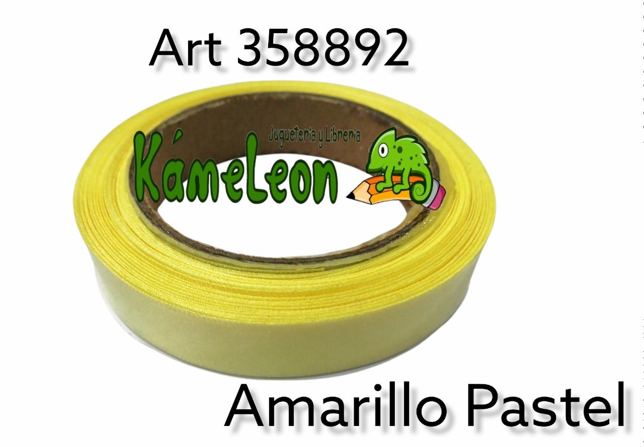 Cinta nro 3 amarillo pastel