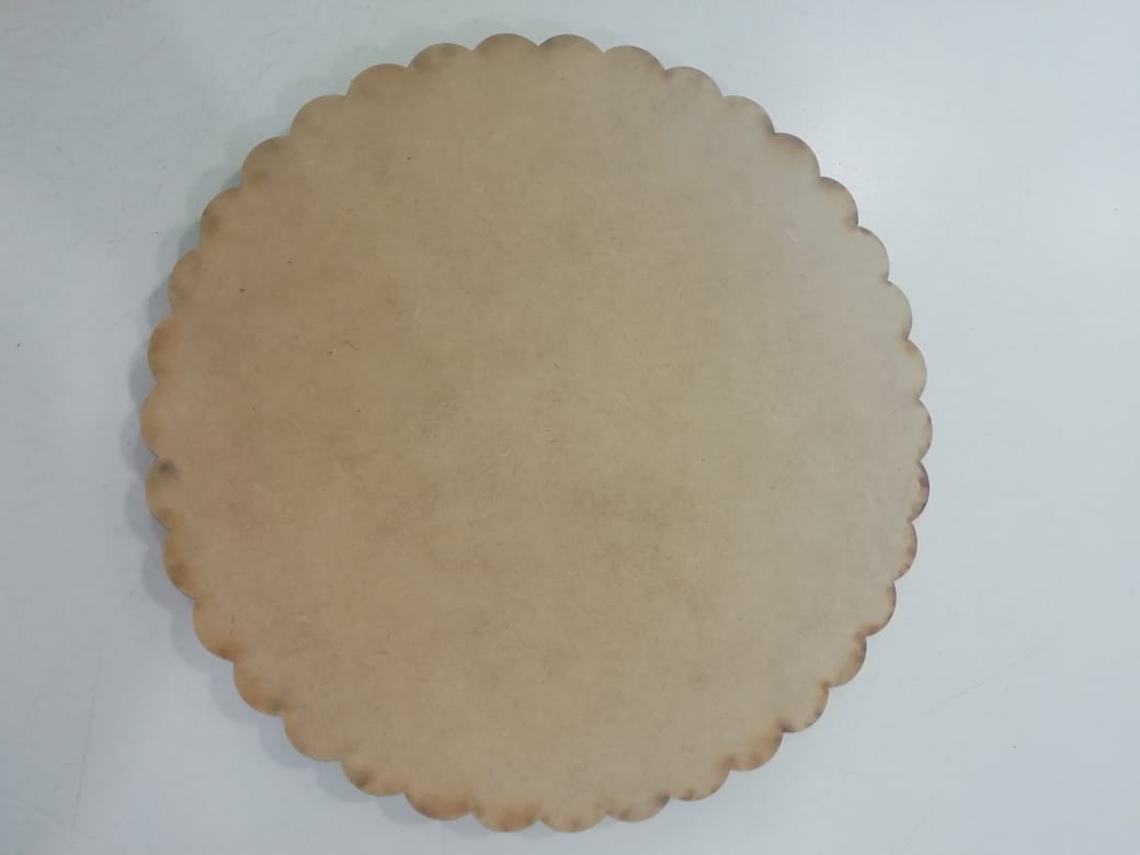 Bandeja circular con ondas 