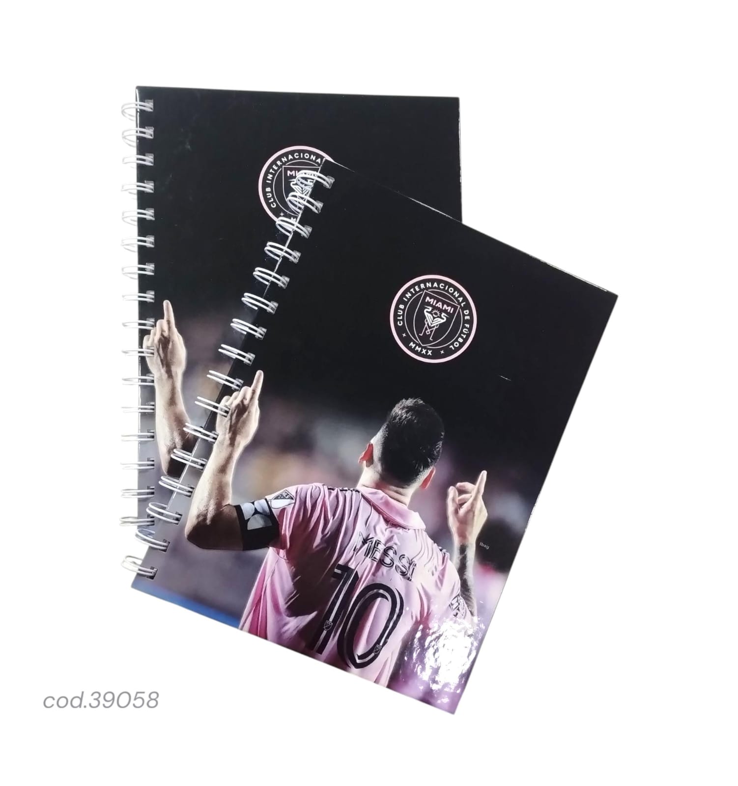 Cuaderno a5 tapa dura inter miami rayado