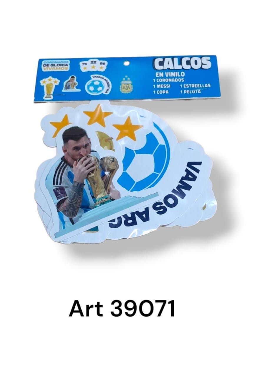 Vinilos x5 seleccion argentina 