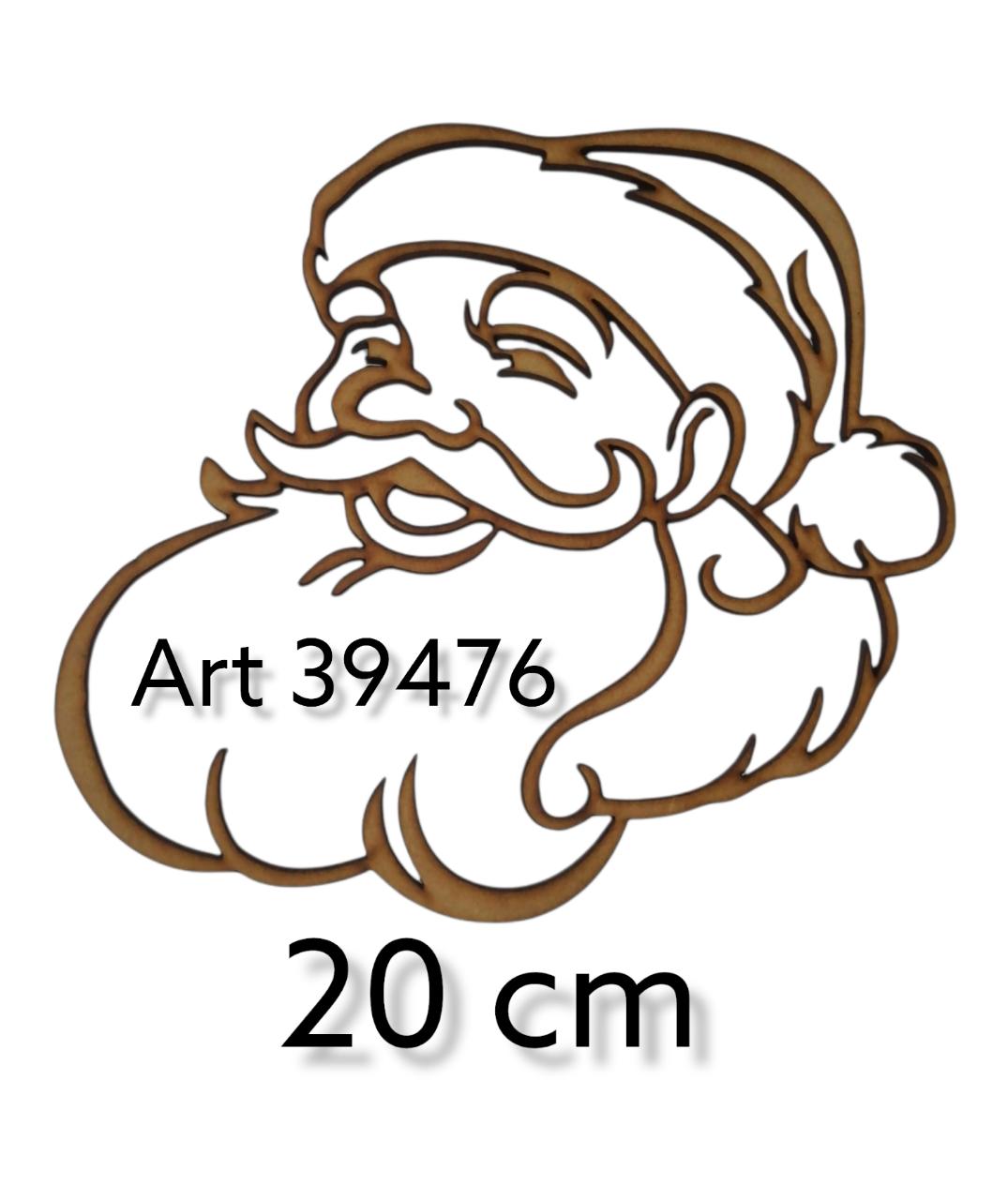 Papa noel calado 20cm 