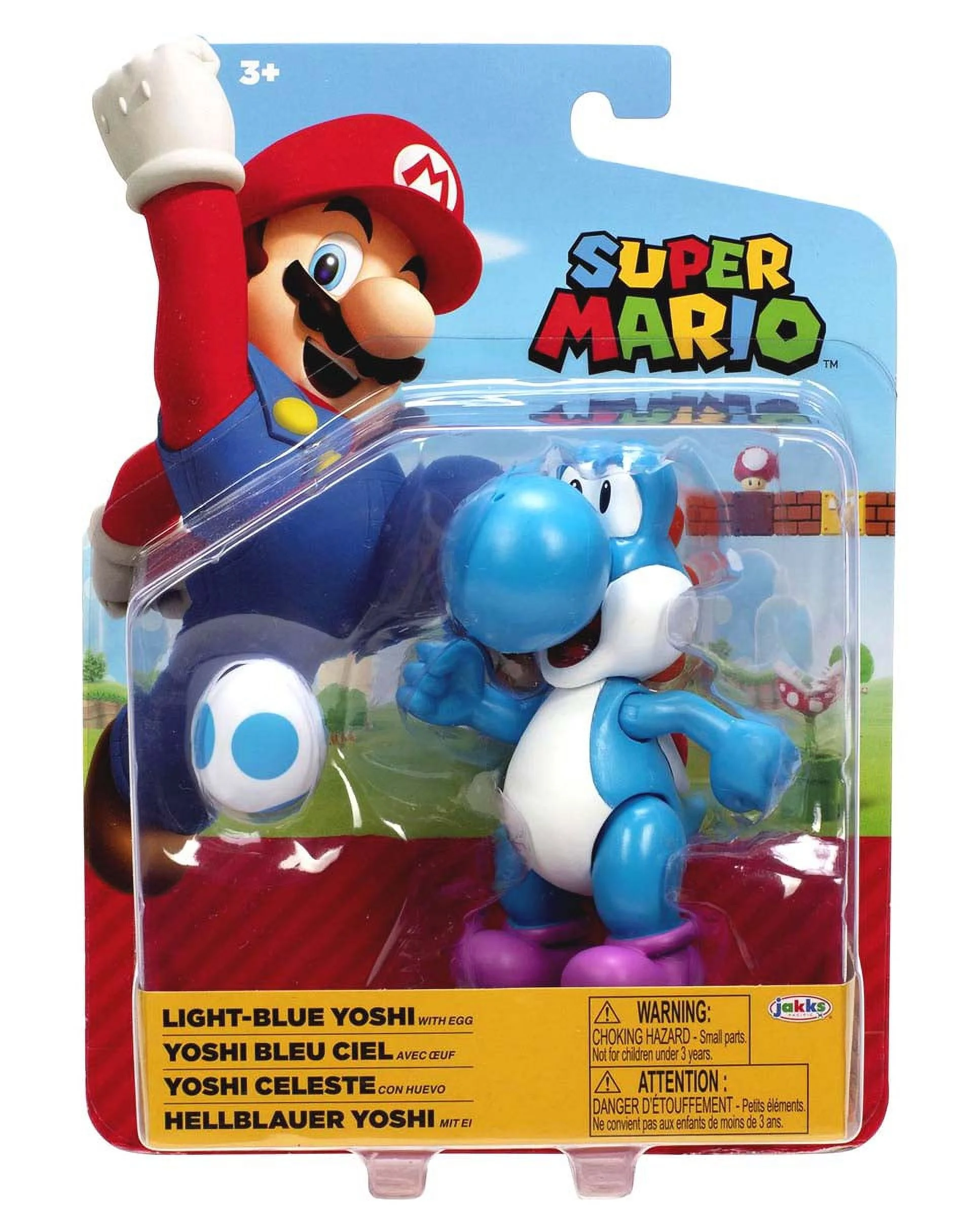MuÑeco super mario: yoshi celeste