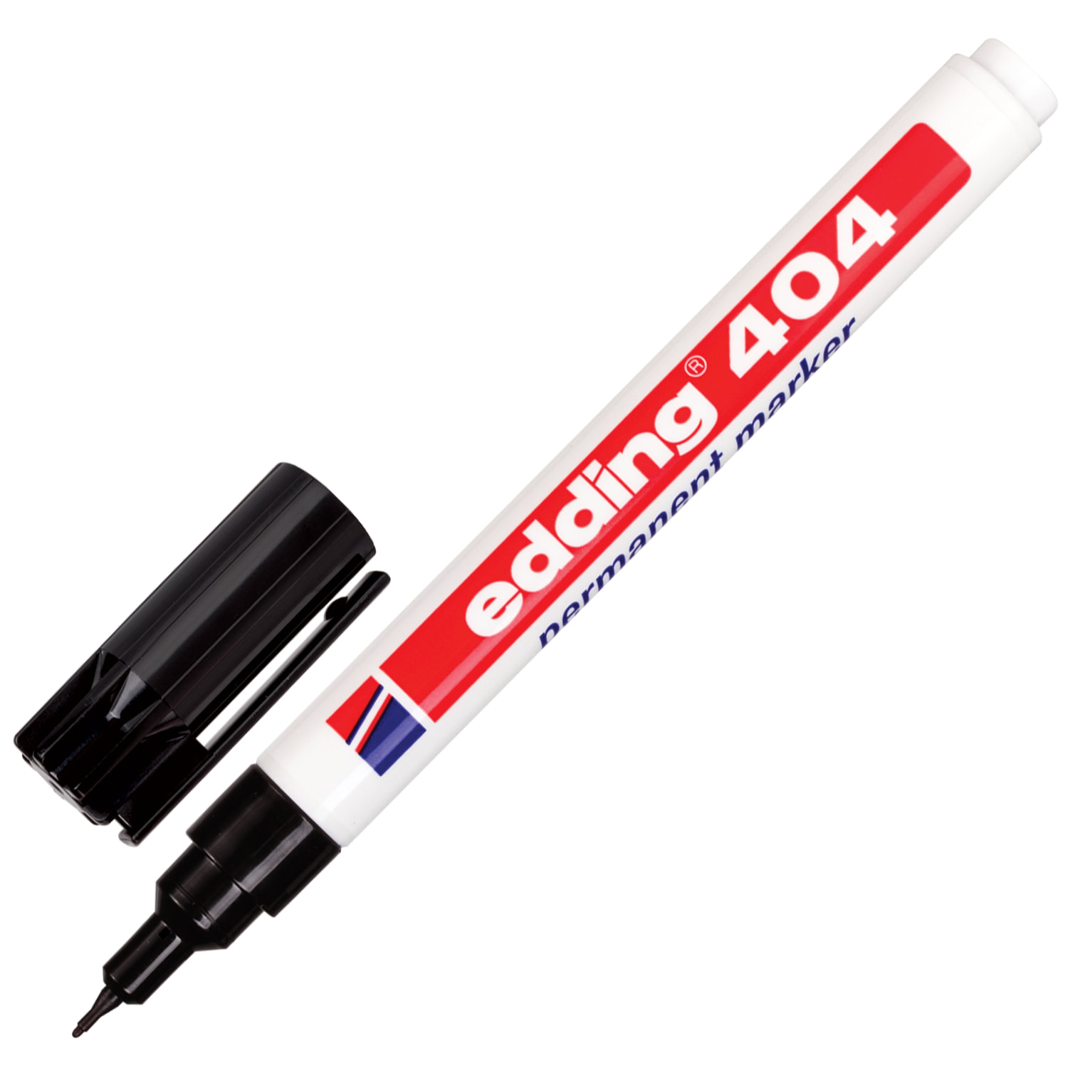 Marcador permanente edding 404 negro microfibra