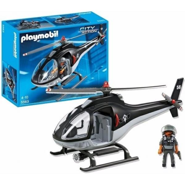 Set playmobil helicoptero city action