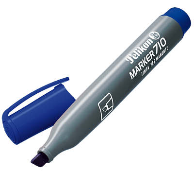Marcador permanente pelikan azul marker 710