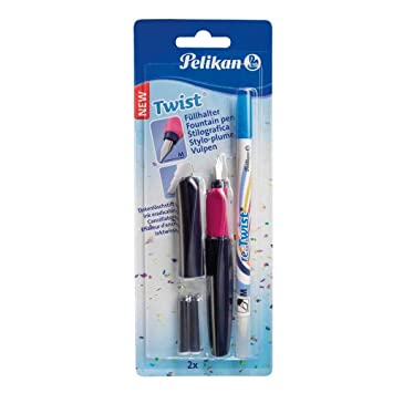 Roller pelikan twist negro  +cartuchos + borratinta