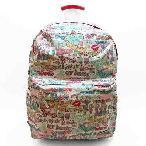 Mochila como quieres que te quiera espalda 16" dream 