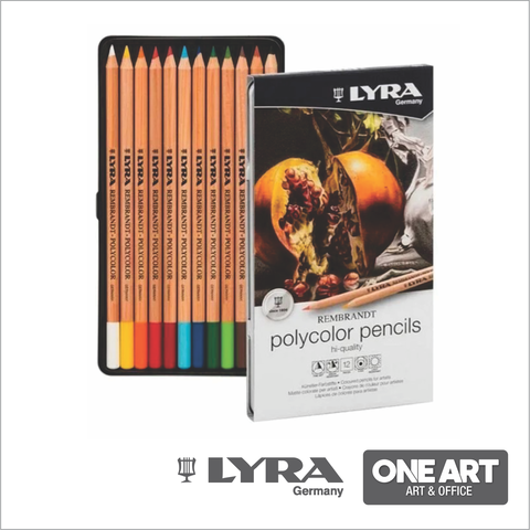 Lapiz lyra rembrandt polycolor lata x 12 pzs