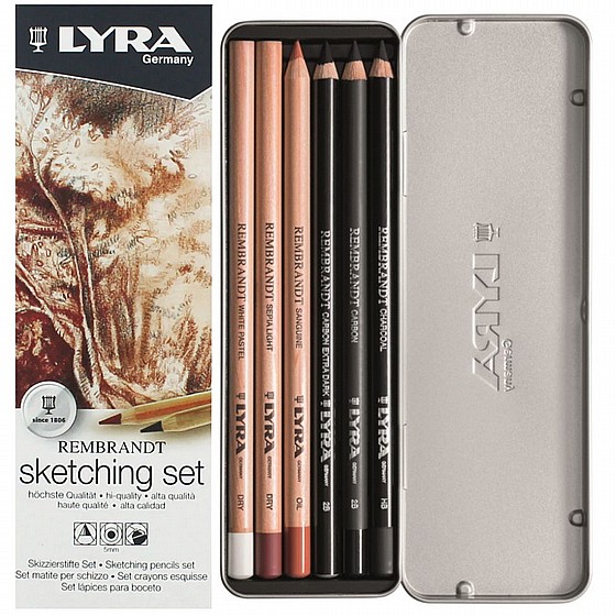 Lapiz lyra sketching 6 pzs