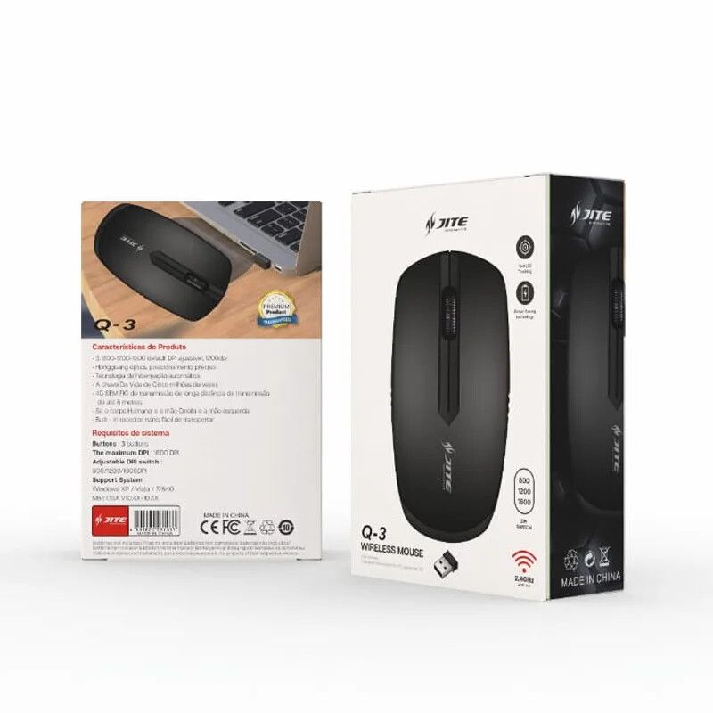 Mouse wireless q-3 jite blutoot inalambrico