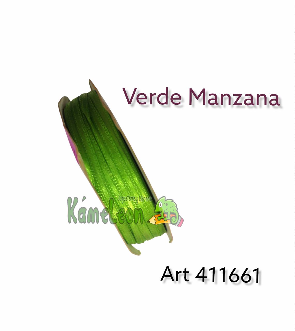 Cinta nro 0 verde manzana
