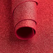 Goma eva gibre rojo con brillo