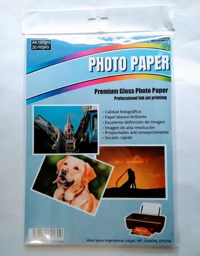 Papel fotografico especial glossy a4 150 grs 20h 16517