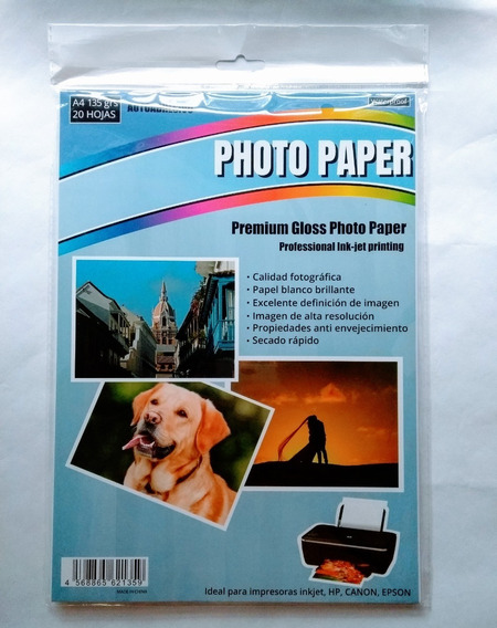 Papel fotografico a4 180grs