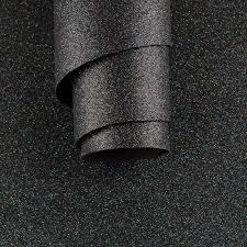 Goma eva con glitter negro