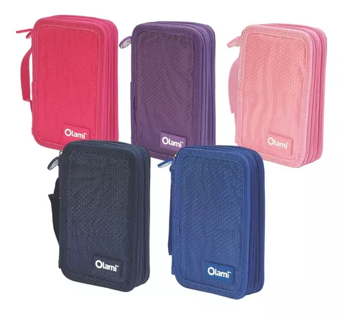 Cartuchera olami 2 pisos tela oxford impermeable
