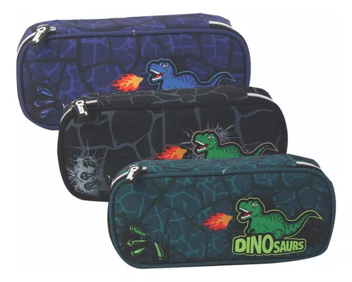 Cartuchera olami 1 cierre dinosaurs