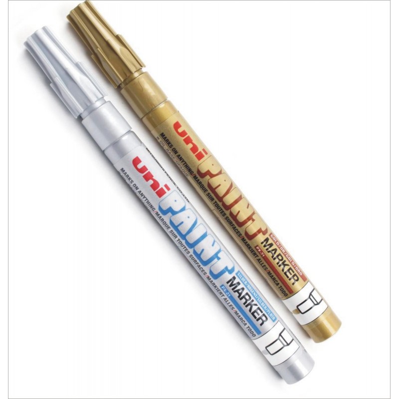 Marcador uni paint px-21 dorado
