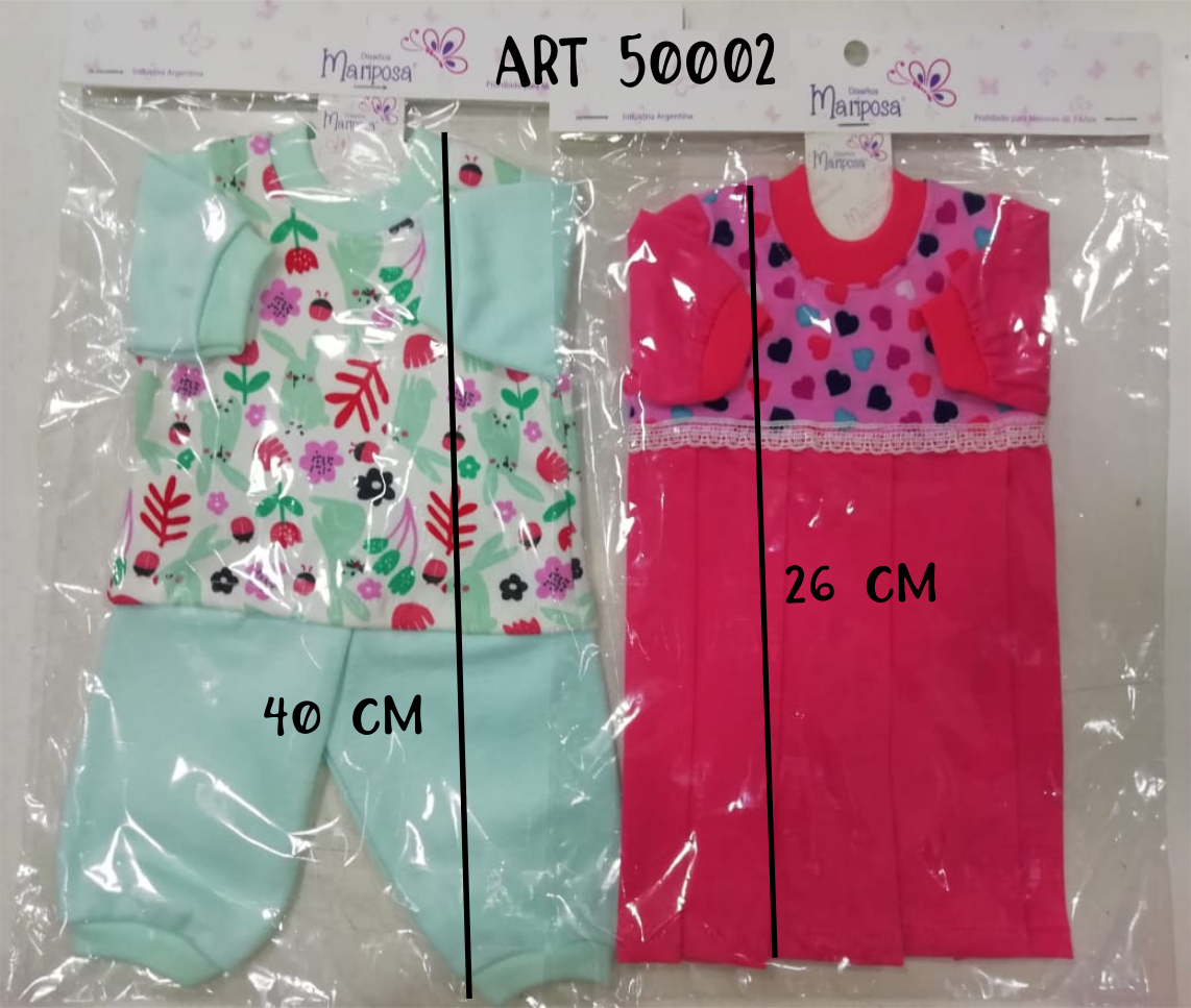 Vestido mediano/ conjunto