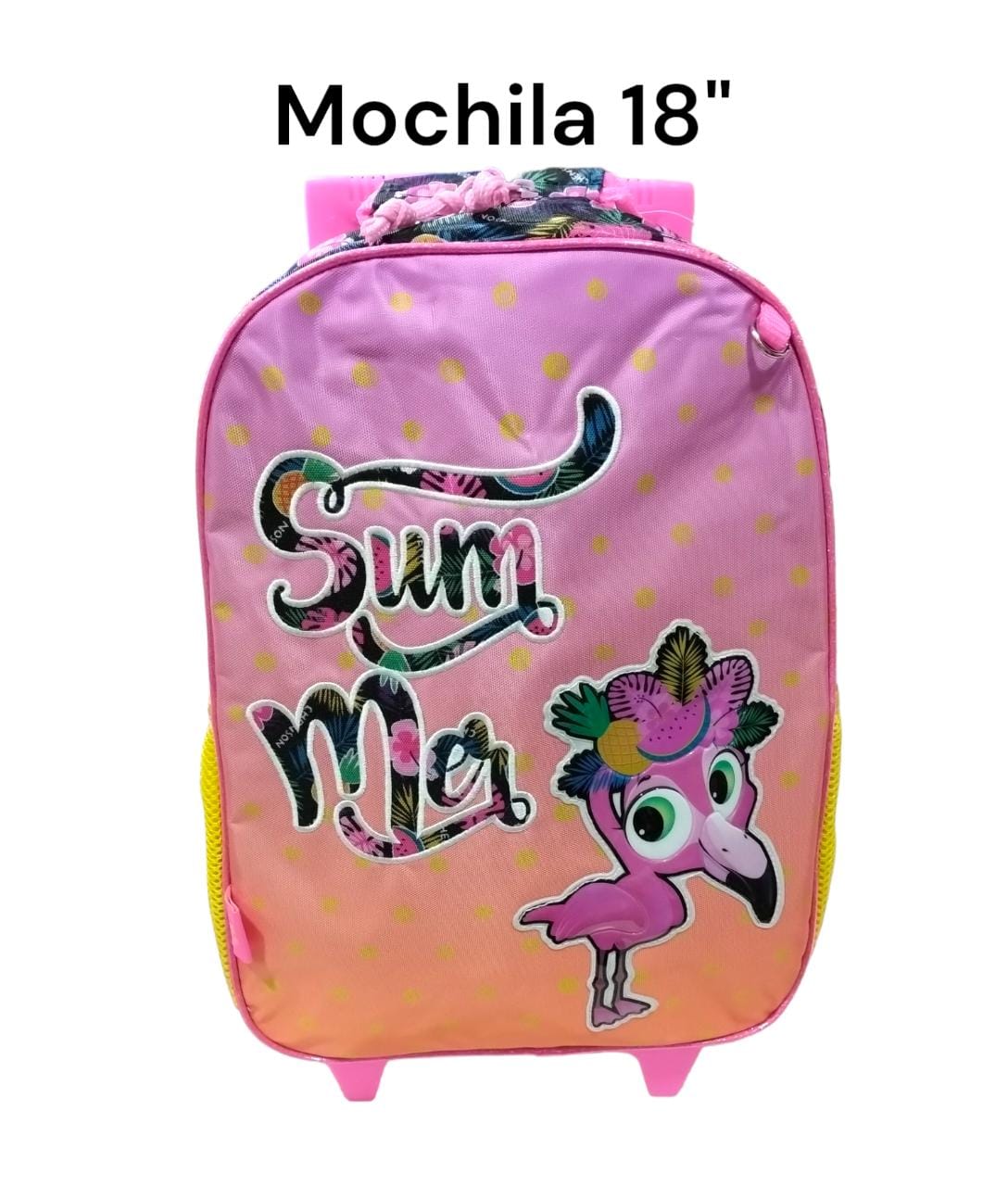 Mochila carrito 18" summer flamenco
