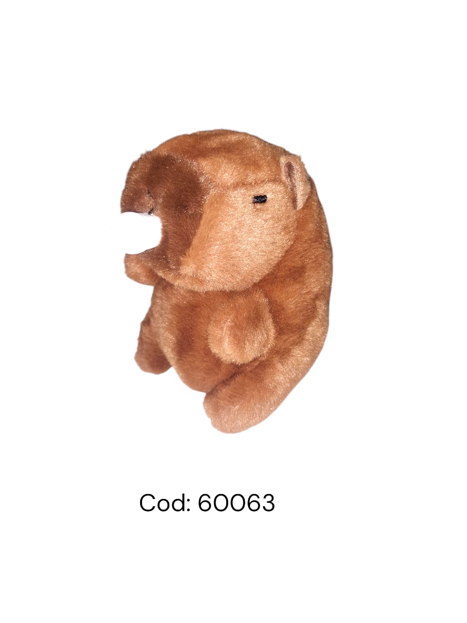 Llavero peluche capibara con moquito