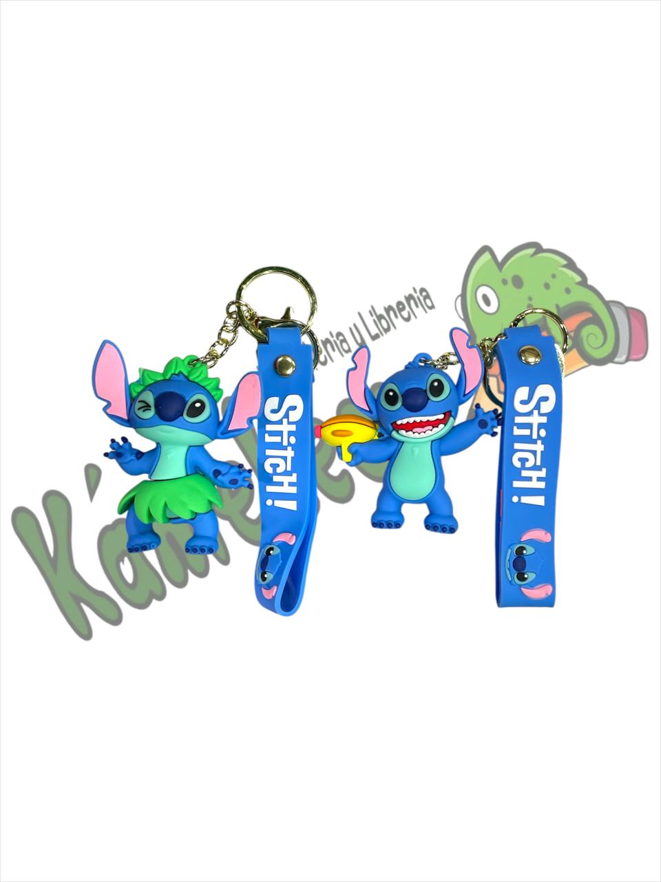 Llavero de goma stitch