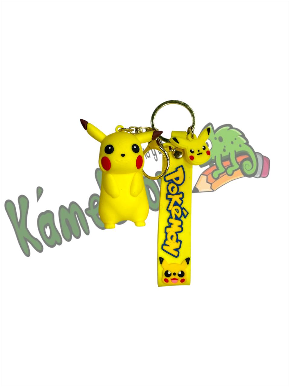 Llavero de goma pikachu