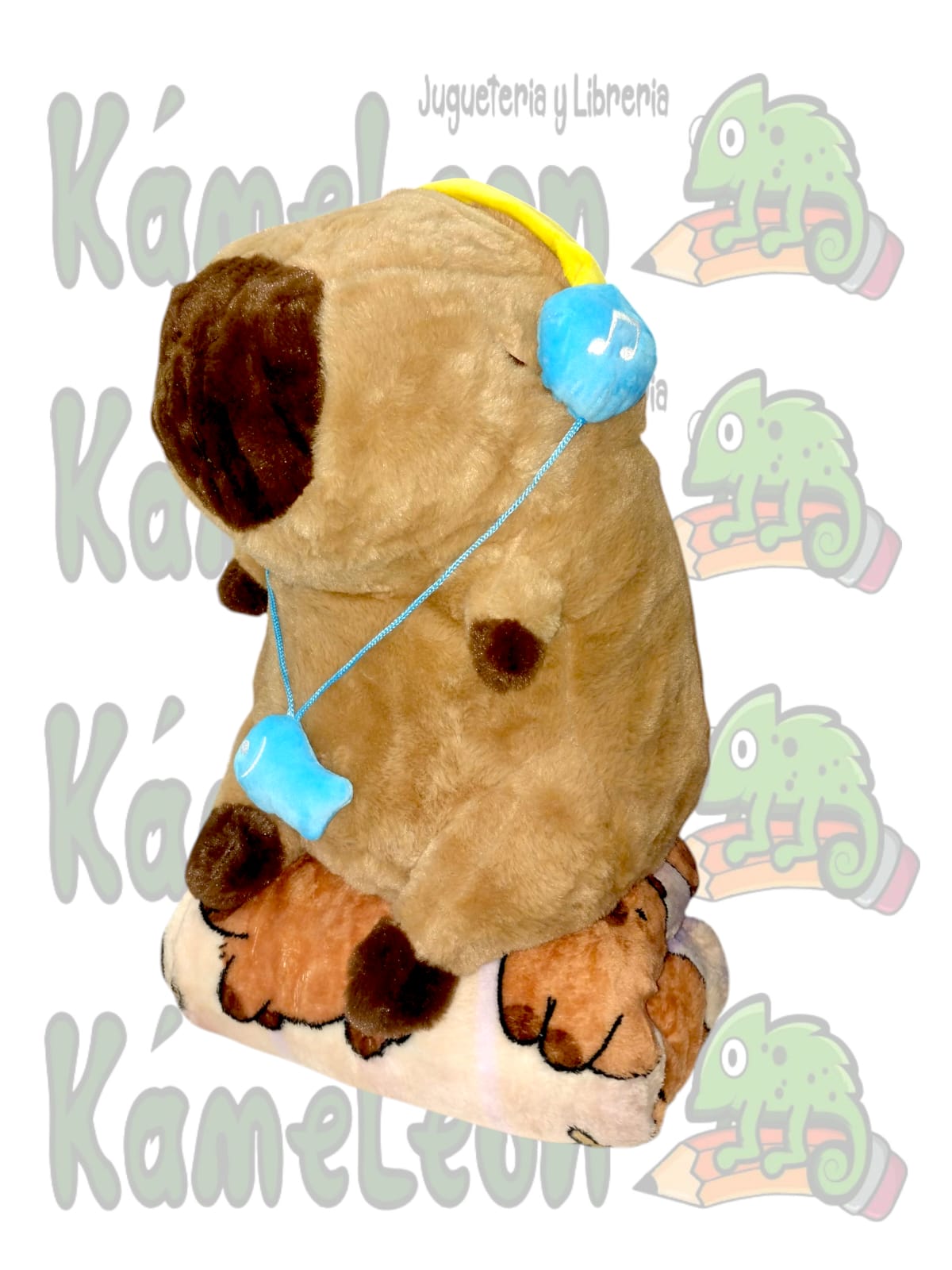 Peluche capibara con manta 30cm
