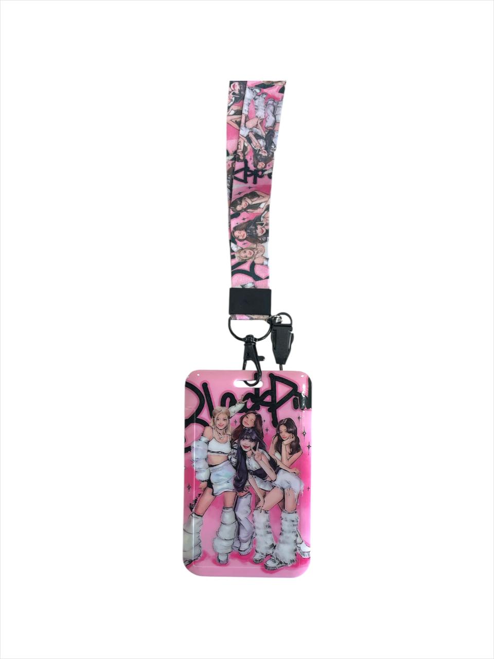 Llavero porta sube black pink