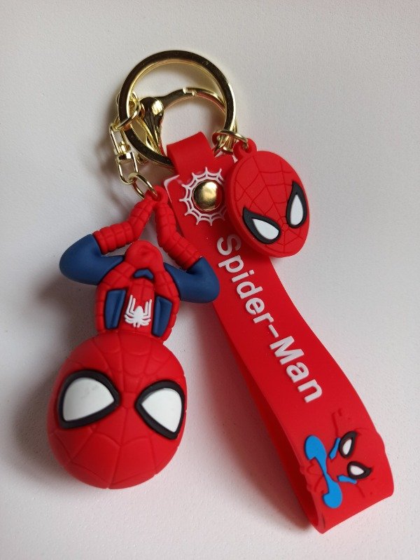 Llavero de goma spiderman 