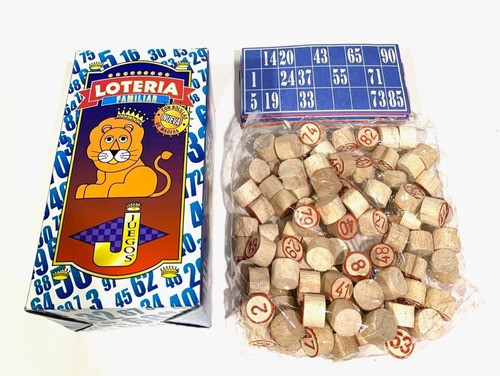 Loteria familiar de madera